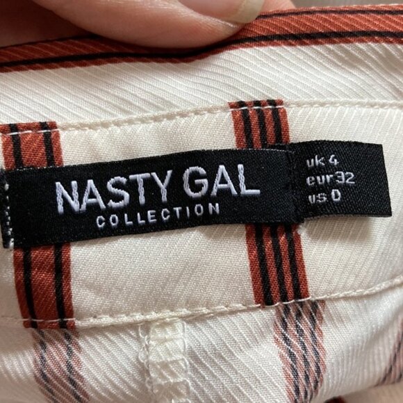 Nasty Gal White You're Just My Stripe Utility Jumpsuit​​​ - Picture 14 of 14